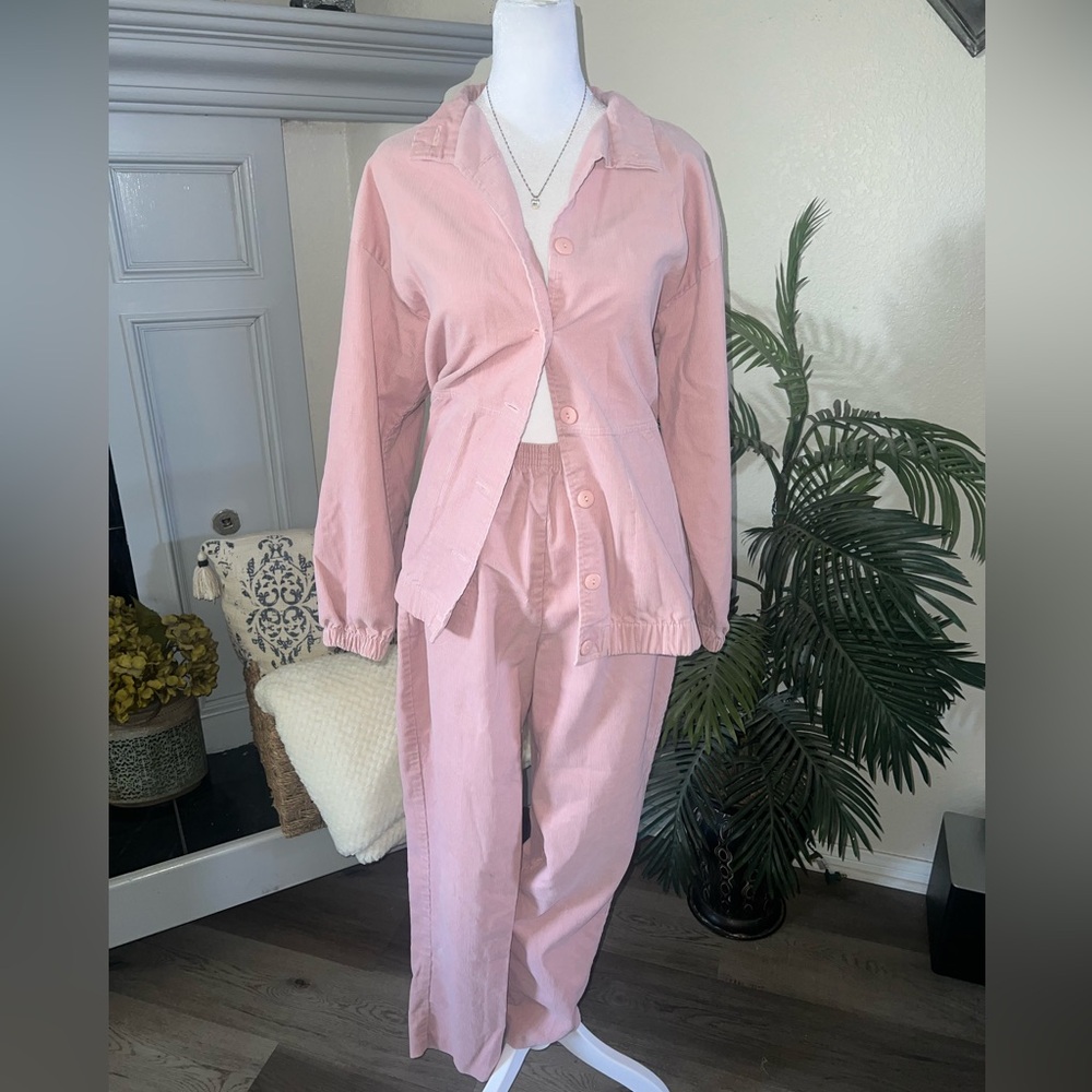 Vintage 80’s Blair Two Piece Matching Corduroy Set Size 6